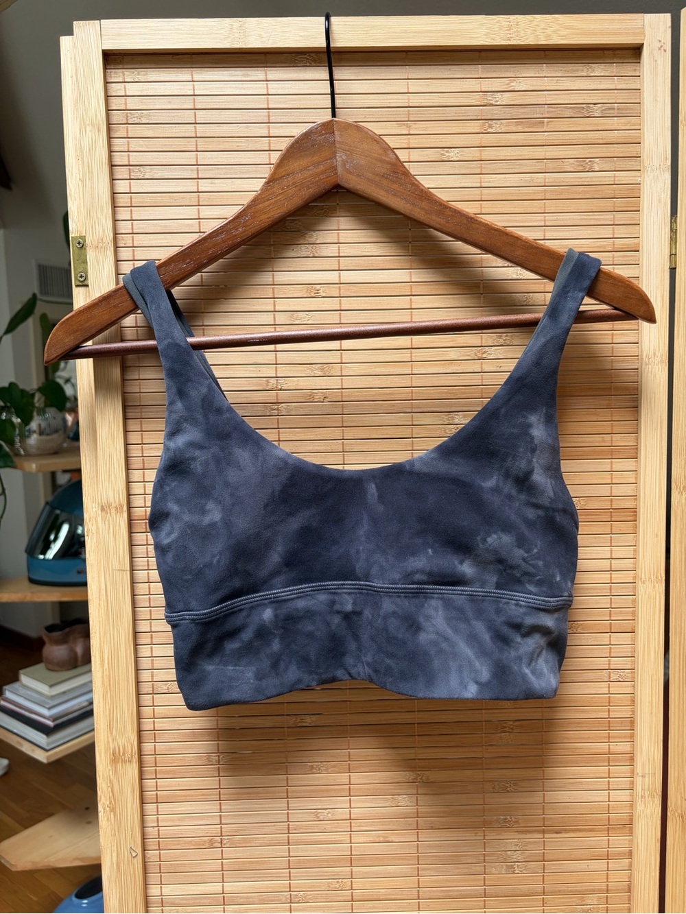 Lululemon Women's Tie-Dye Bralette Crop Top - Black